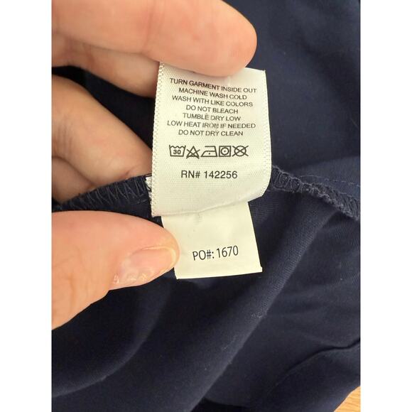 FIGS Catarina One Pocket Scrub Top Navy Size Large - Picture 5 of 8